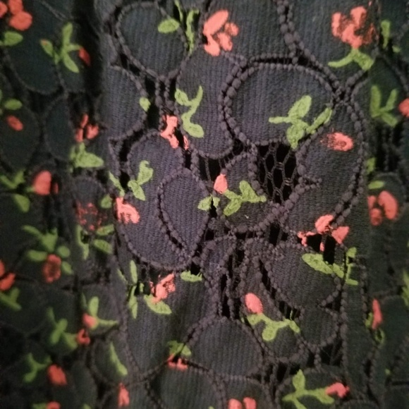Anthropologie Eloise Dress eyelet Floral Medium - Picture 4 of 4